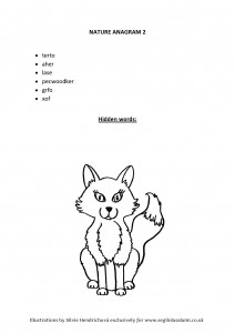 Fox anagram Illustrated word games