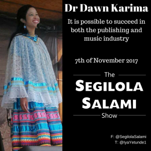 It is possible to succeed in both the publishing and music industry with dr dawn karima