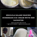 I made no-cook ice-cream without an ice-cream maker with my daughter