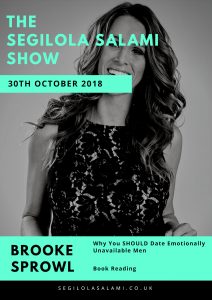 Book reading: Why You SHOULD Date Emotionally Unavailable Men by Brooke Sprowl