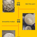 How to make pounded yam using a smoothie maker