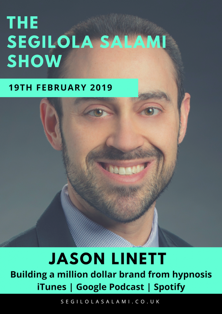 Jason Linett: Building a million dollar brand from hypnosis WORK SMART BUSINESS: Lessons Learned from HYPNOTIZING 250,000 People and Building a Million-Dollar Brand