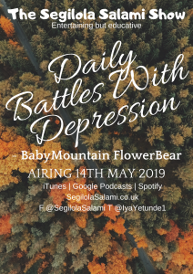 blog post podcast episode cover art BabyMountain FlowerBear: Daily Battles With Depression