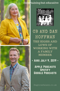 blog podcast cover art image CB and Dan Hoffman: The highs and lows of working with a family member poster