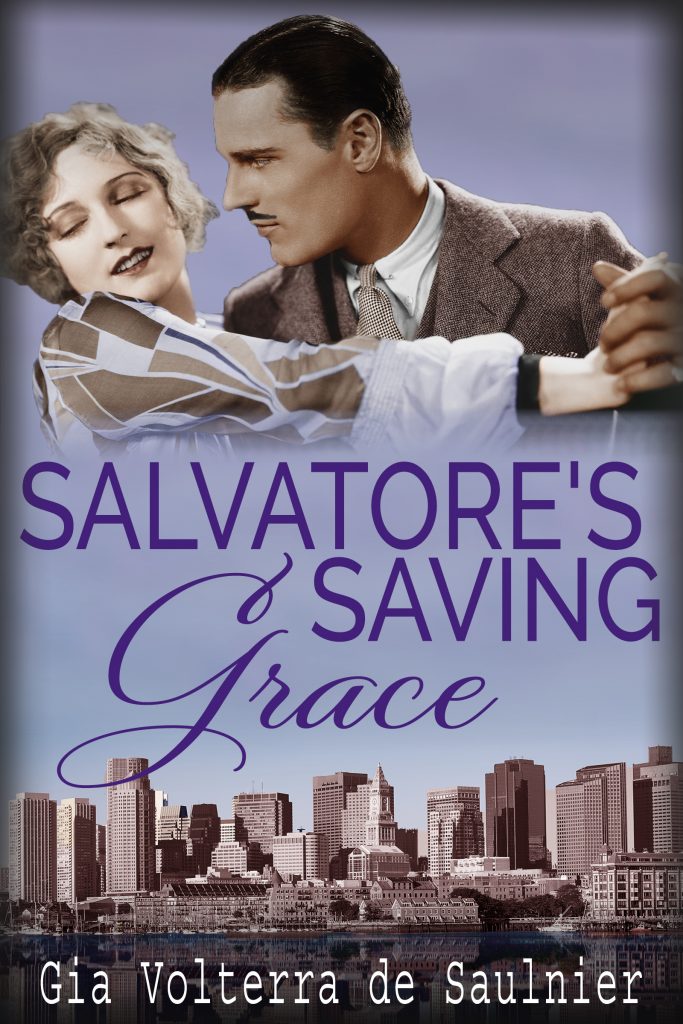 book cover 20th Century Historical Romance Salvatore's Saving Grace by Gia Volterra de Saulnier