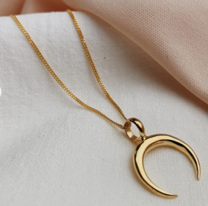 blog post Crescent Moon Necklace by Wolf and Gypsy