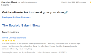 Review of The Segilola Salami Show